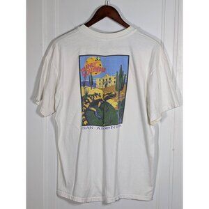 Vintage '90s Planet Hollywood Shirt San Antonio Texas Lizard Alamo VTG USA Made